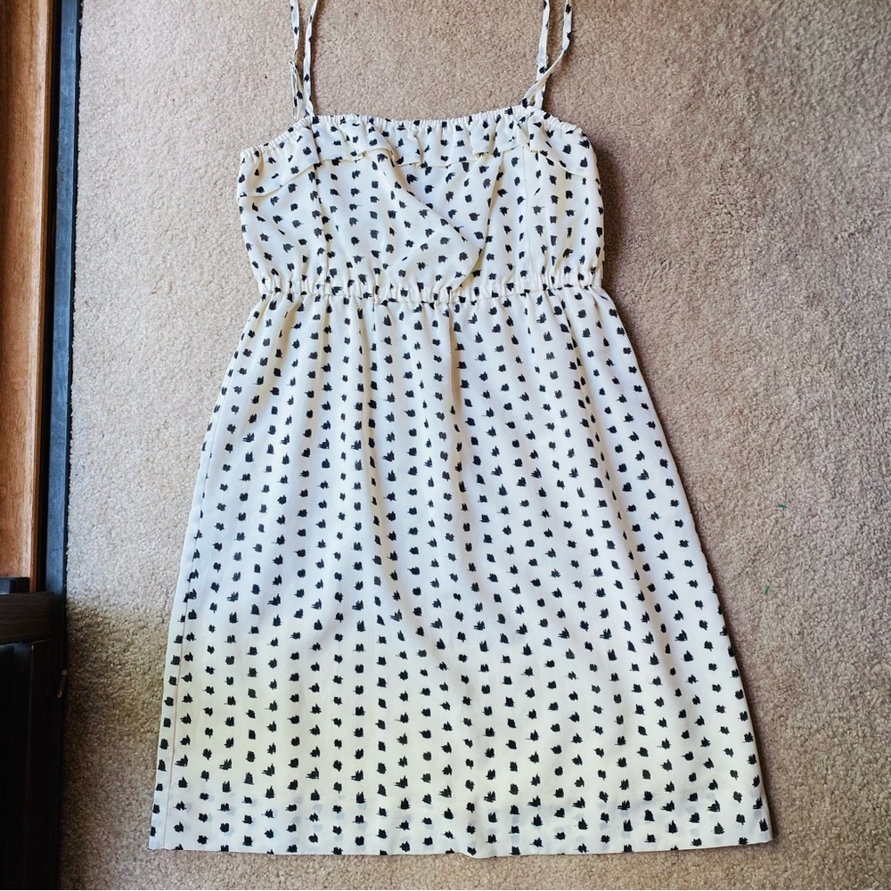 J. Crew Polka Dot Spaghetti Strap Dress XS